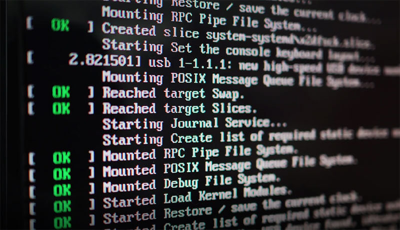 Block of text messages in terminal